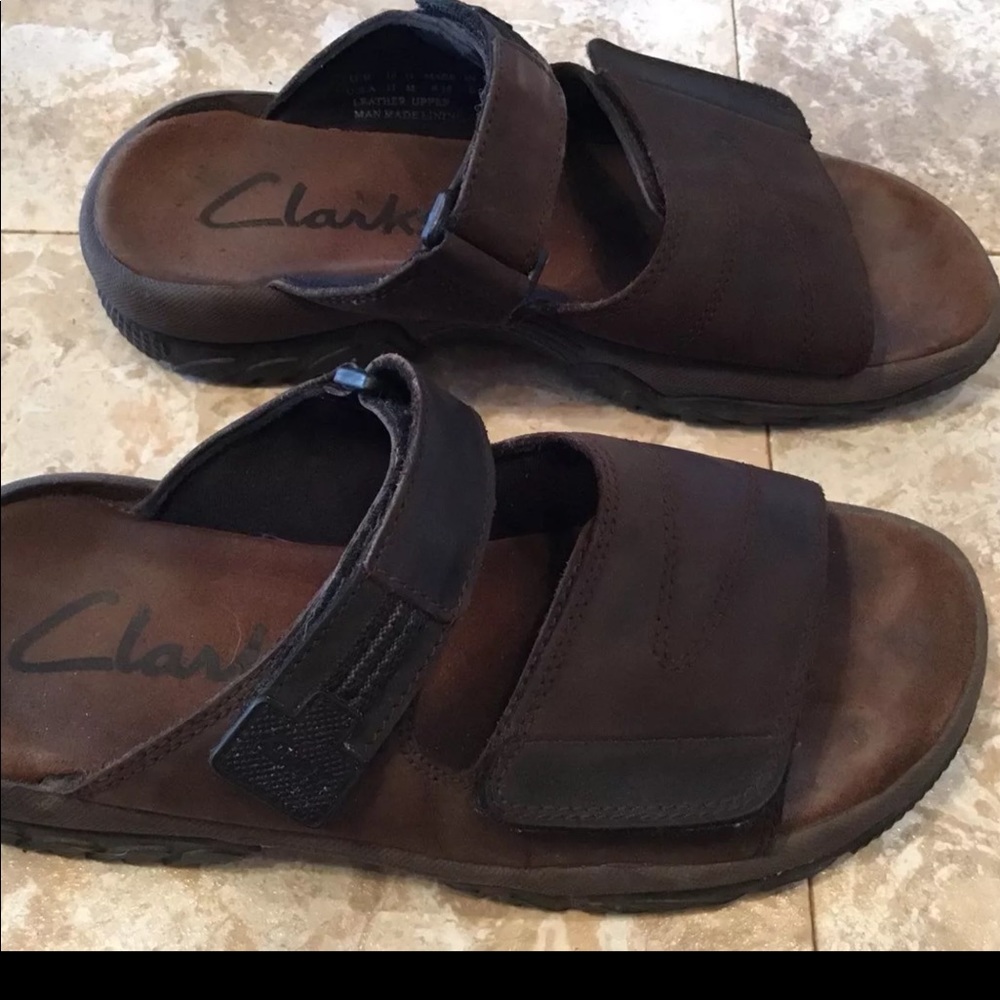 Men’s Clark Active Air leather Sandles size 11